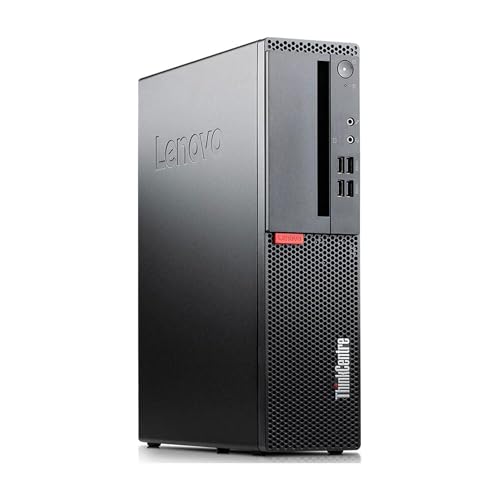Lenovo ThinkCentre SFF, Pc Desktop Pronto all'uso, Intel i5-6500 4 Core 3.20 GHz, Ram 8Gb SSD 256Gb, Computer Pc Fisso con Libre Office (Ricondizionato)