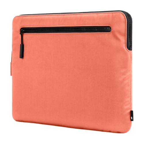 Incase Compact Laptop Sleeve with Flight Nylon MacBook/Laptop/iPad/Tablet Sleeve, and Cover, Lightweight, Weather Resistant, with Slip Pocket for Accessories (Misty Orange, 14-Inch)