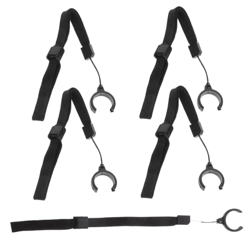 DEARMAMY 5 pièces Dragonne Poignet pour Canne de Marche Lot de Bandes Élastiques Réglables Confortables et Légères Accessoires de Remplacement pour Seniors et Bâtons de Randonnée