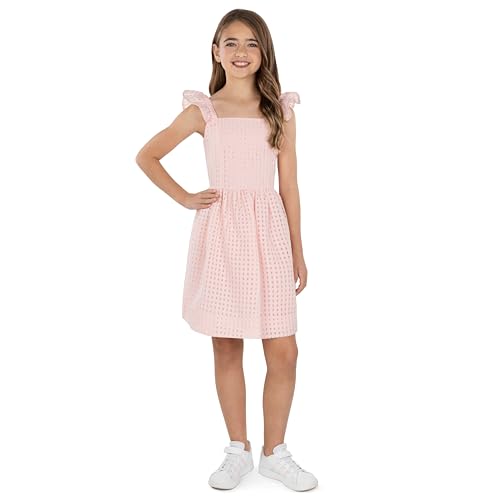 Speechless Girls' Ruffled Sleeve Organza Party Dress