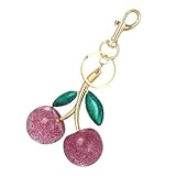 Photo Gallery gsxlz portachiavi personalizzato exquisite red cherry fruit bag charm keychain 3 color key ring for elegant women backpack purse pendant earring jewelry(k927-pink) Photo Gallery gsxlz portachiavi personalizzato exquisite red cherry fruit bag charm keychain 3 color key ring for elegant women backpack purse pendant earring jewelry(k927-pink)