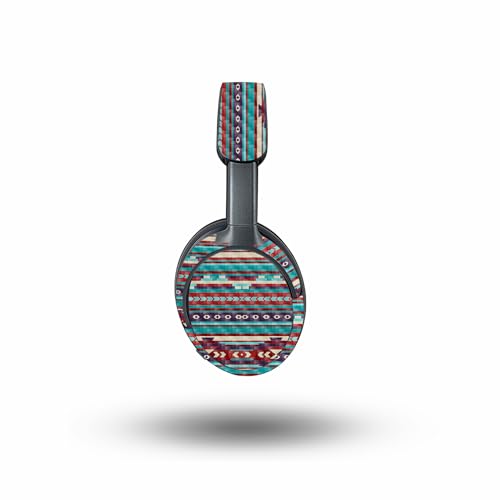 Image of MightySkins Carbon Fiber Skin Compatible with Bose QuietComfort Ultra - Southwest Stripes | Protective, Durable Textured Carbon Fiber Finish | Easy to Apply