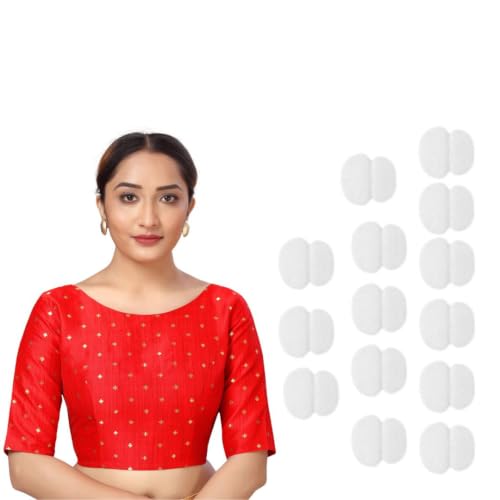 Image of Studio Shringaar Women Cotton Silk Silky Brocade Readymade Elbow Length Sleeves Saree Blouse Choli