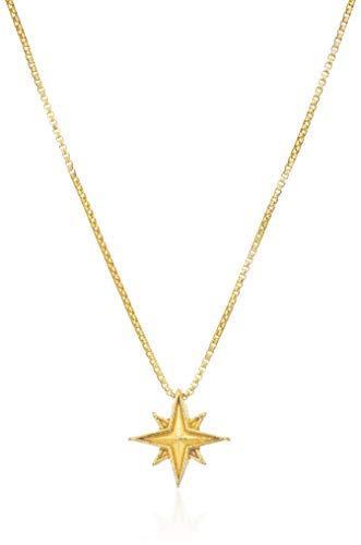 Alex And Ani Replenishment 19 Women's Wonder Woman Small Motif Necklace, Star, 14Kt Gold Plated