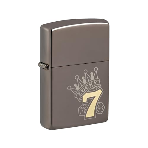 Zippo Lucky 7 Black Ice Encendedor de Bolsillo miniatura 1