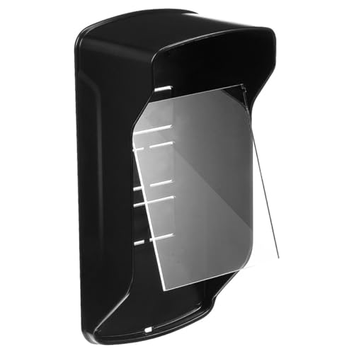 Veemoon Funda Protectora para Timbre Exterior Cubierta de Plástico Resistente Tapa Diseño Antiviento para Sistema de Seguridad y Portero Automático Protección contra Lluvia y Nieve