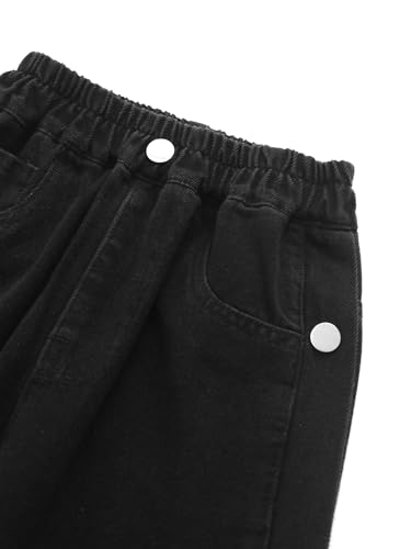 Girls Fashion Baggy Jeans Kids High Waist Denim Pants Wide Leg Trousers Casual Streetwear4