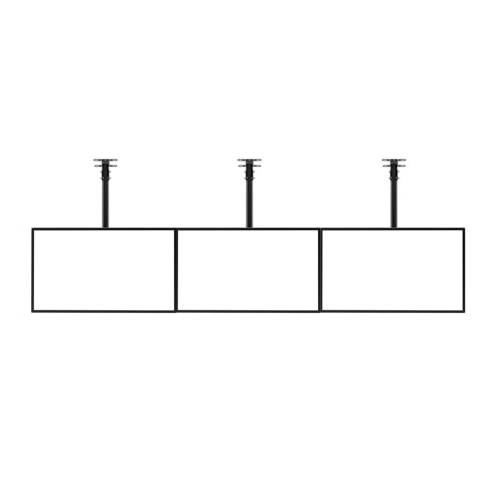 HJLKDYM Ultra Slim Snap Frame LED Light Box, Illuminated Poster Display, Telescopic Rod LED Backlit Menu Board Screen, for Restaurant Shops Wall Billboard(60x240cm)