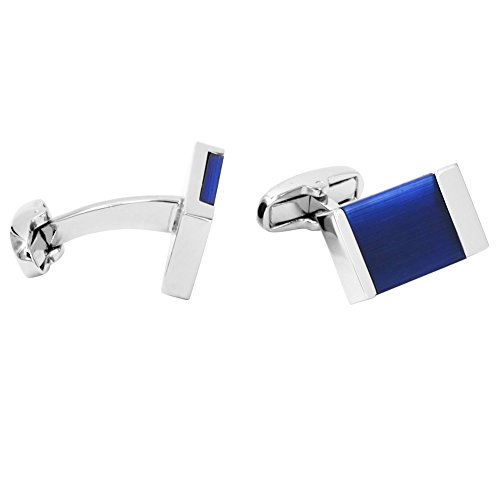 Mr.Van AN-00001 Blue Onyx Cufflinks Men'S Shirt Cuff Links Set Gemstone Reiki Jewelry Gifts thumb #4