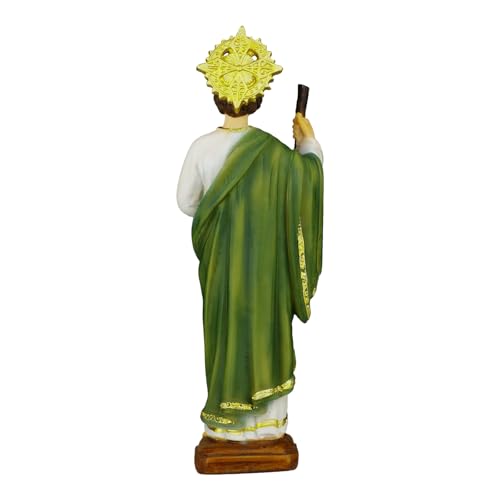 Estatua San Judas Tadeo 10 pulgadas Resina Religiosa miniatura 6