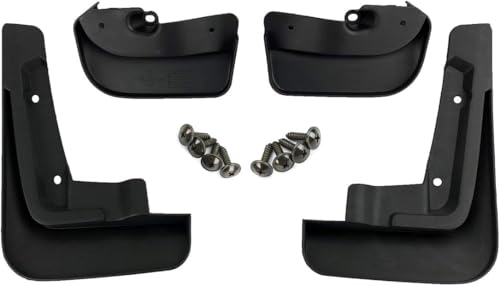 ZhangJW 4 Piezas Guardabarros de Coche para VW Transporter Caravelle T6 Multivan Kombi 2015-on, Delanteros Traseros Faldillas Antibarro Salpicaduras Protección Accesorios