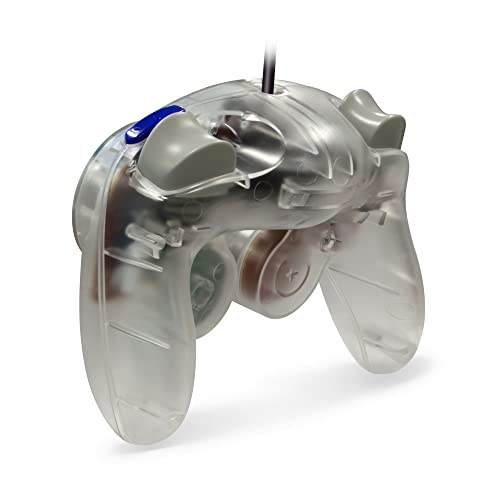 Image of CirKa Wired Controller for Nintendo GameCube & Wii - Dual Analog Joysticks, Vibration Feedback, Pressure-Sensitive Buttons - Clear