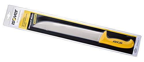 Isover 729903 Glattschliff 30cm-für festere Mineralwolle-Produkte Extra stabiles und langes Messer für den Dämmstoff-Zuschnitt