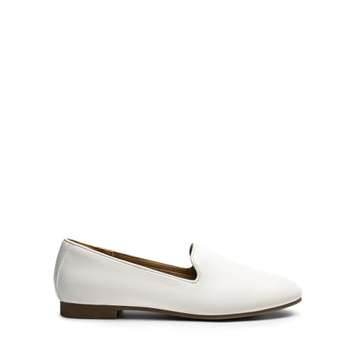 Image of DREAM PAIRS Round Toe Flats for Women Dressy Comfortable, Slip-On Dress Business Casual Office Work Shoes for Women