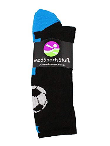 MadSportsStuff Soccer Ball Athletic Crew Socks (multiple colors)2