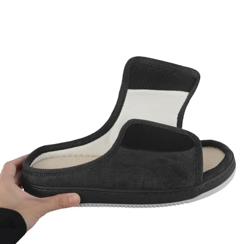 OhMill Diabetic Slippers Diabetic Shoes for Men Wide Width Mens Orthopedic Slippers Mens Wide Sandals Extra Wide Width3