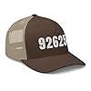 Zip Code 92625 Hat Corona Del Mar California CA Trucker Hat Embroidered Trendy Snapback Unisex Baseball Cap Brown/Khaki #5