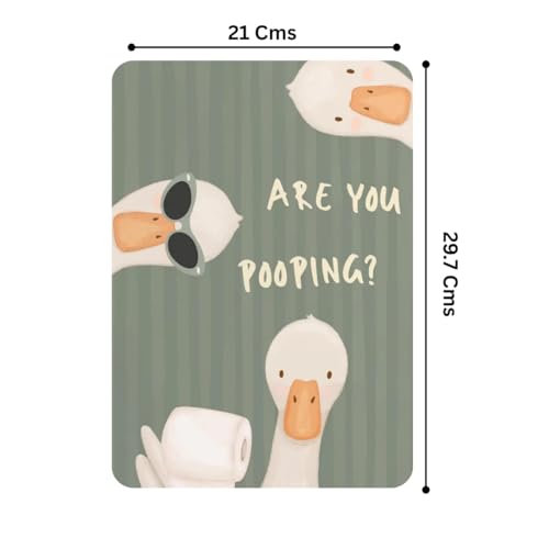 Image of Zesta Bathroom Decor Items Washroom Decor Tin Sign | Aesthetic Posters Wall Poster for Bedroom | Magnetic Cafe Decoration Items / Restaurant Decorations Items | Quirky Home Decor Bar Accent (Bathroom (2))