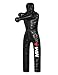 Generic Grappling Dummy for Judo Karate Jiu Jitsu Martial Arts Punching Bag for Wrestling Training MMA BJJ Brazilian-UNFILLED (Black, 6-FT)