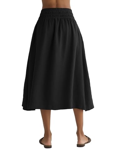 Bella Dahl Women's Smocked Waist Gathered Skirt3