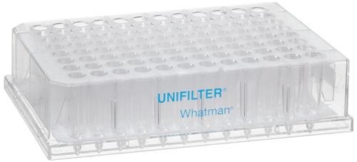 Whatman 7700-9904 Polypropylene 24 Well Unifilter Microplate, With Filter Bottom and Long Drip Director, 10mL, 25-30 micrometer Melt Blown Polypropylene Filter Media (Pack of 25