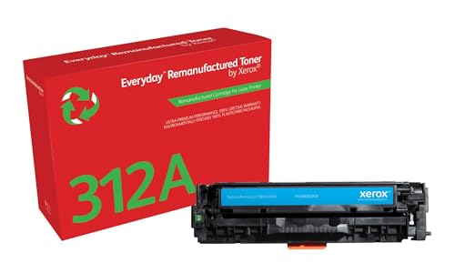 Xerox Everyday Compatible HP 312A CF381A Cyan Toner, Standard Capacity, Remanufactured