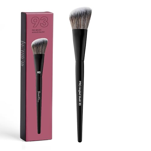 Bueart Design PRO Angled blush Makeup Brush 93 with Premium soft bristiles for Blush Liquid cream