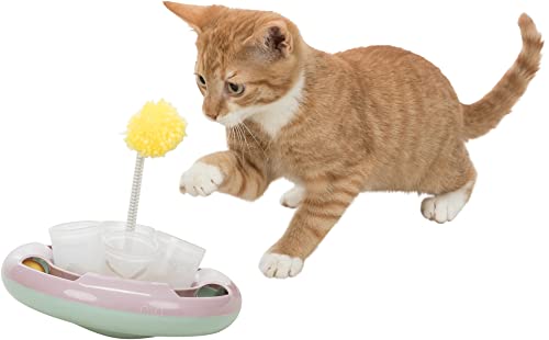 Trixie Katzenspielzeug Snack & Play 18 X 18 Cm Flieder/Grün