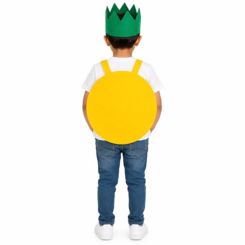 Image of Raj Costume Kids Fruit & Vegetable Fancy Dress Costume | Soft Felt Fruit and Vegetable Cutout Costume for Boys & Girls | School Annual Function
