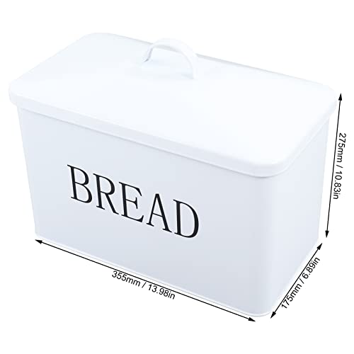 Caixa de Pão Pequena de Grande Capacidade, Recipiente de Pão Inodoro Seguro Com Base Antiderrapante,