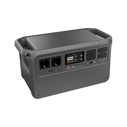 DJI Power 1000 V2 Tragbare Powerstation 1024Wh, Schnellladung in 37 Min. von 0% auf 80%, Kompakte...