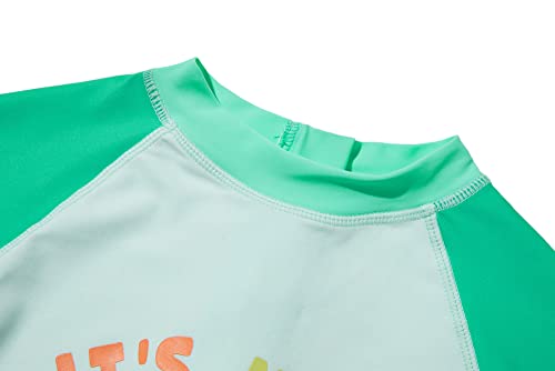 Image of Toddler Baby Boys Swimsuit One Piece Bathing Suit Rash Guard Swimwear UPF 50+ with Hat