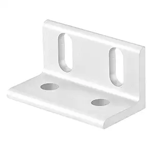 uxcell Inside Corner Brace Angle Bracket Fastener L Shape 20mmx20mmx38mm for Aluminum Extrusion Profile 4pcs