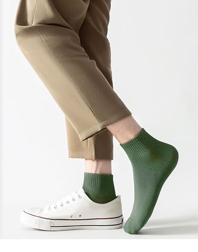 Joylife Solid Color Ankle Socks Colorful Low Cut Socks for Women, Lady, Girls, 5 Pack3