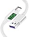 AICase Câble USB C,USB Type C 100W/5A Charge Rapide avec Affichage à LED Intelligent pour Samsung S20/S10/S9/S8, Huawei P30 Pro, P20 Pro, Xiaomi Redmi LG V40 et Autre Chargeur USB C-1.2M