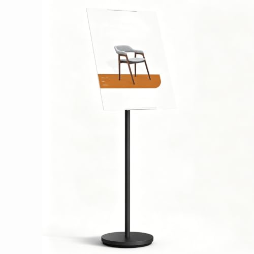 Soporte de póster con Base Pesada y Panel Inclinable 2