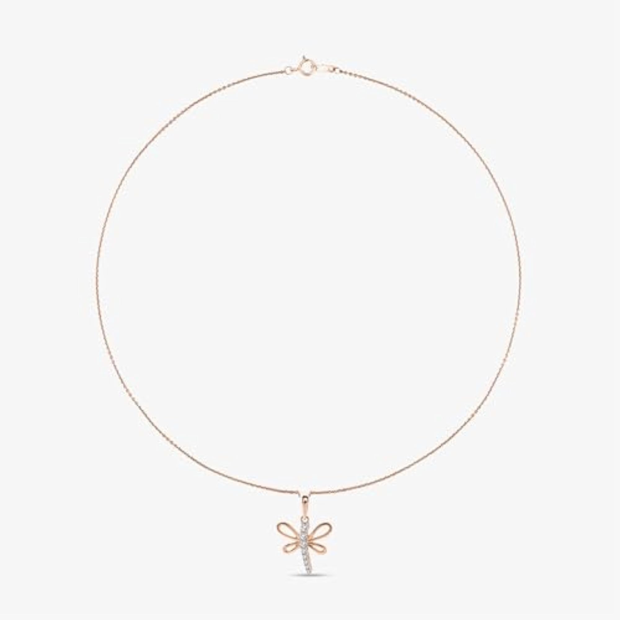 Women's Lab Grown Diamond Pendant in 925 Sterling Silver