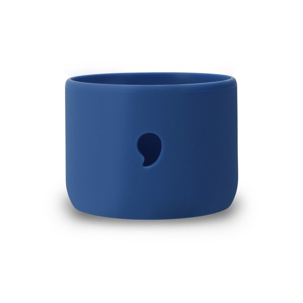S'well Small Silicone Bumper, Blue, Fits 500ml Water Bottles, No-Slip Grip and Easy Slide On for Protection