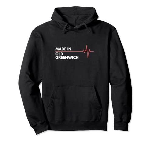 Made In Old Greenwich Connecticut Place Of Birth Hometown Pullover Hoodie