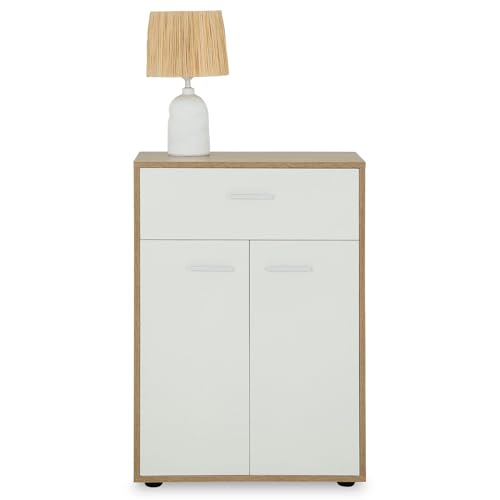 IDIMEX Buffet Calais, Commode Meuble de Rangement avec 1 tiroir e...