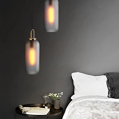 Lámpara de cristal de lujo posmoderno con suspensión regulable estética sofisticada 3