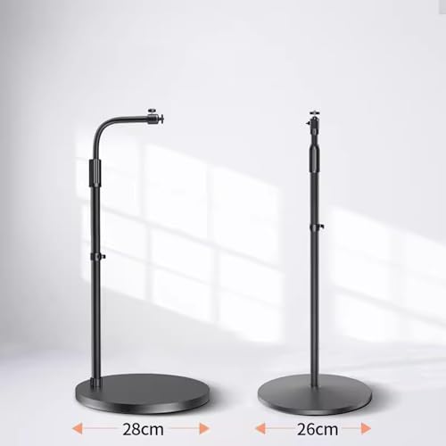 Soporte para proyector extensible para uso en casa, soporte de pared con tablero perforado para proyector, soporte giratorio de 360° con base gruesa y altura ajustable miniatura 6