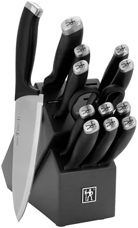 Silvercap 14 Piece Knife Block Set, Black