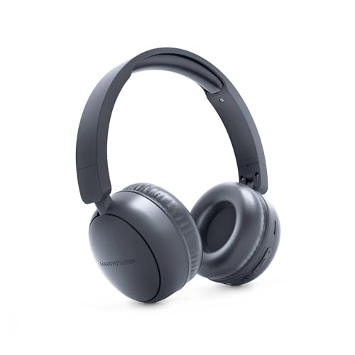 Energy Sistem HeadTuner - Auriculares Bluetooth con Radio FM (Plástico 100% Reciclado, Reproductor MP3 y Micro SD Player, Tecnología Bluetooth) - Negro