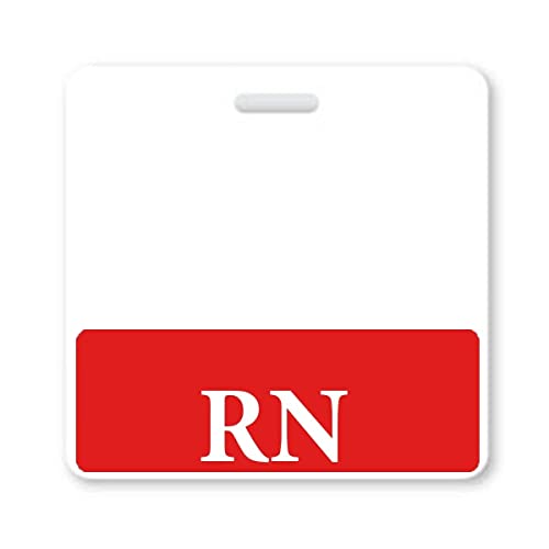 Badge Buddy RN et porte-badges horizontaux rigides pour infirmières en service