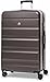 Aerolite Large 28in 100L Lightweight ABS Hard Shell 4 Wheel Spinner Travel Hold Checked Check in Luggage Suitcase (Charcoal)