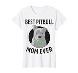 Best Pitbull Mom Ever perros con texto en alemán 'Pitbull Mom Ever' Camiseta