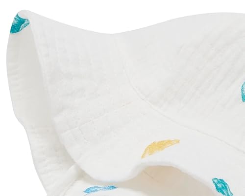 Baby Sun Hat Summer Beach Hats Wide Brim Sun Protection Floral Bucket Hat for Boys Girls Toddler Infant 6