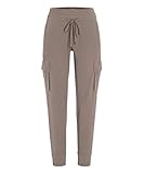  Cambio Damen Hose Größe 4430 Braun (Taupe)