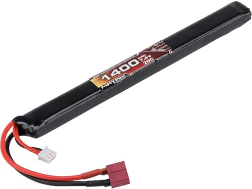 Evike Airsoft - Matrix High Performance 7.4V Stick Type Airsoft LiPo Battery (Model: 1400mAh / 20C / T-Plug)